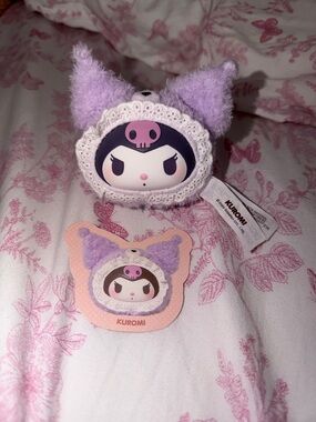 Sanrio Kuromi Lavender Purple Plush Keychain